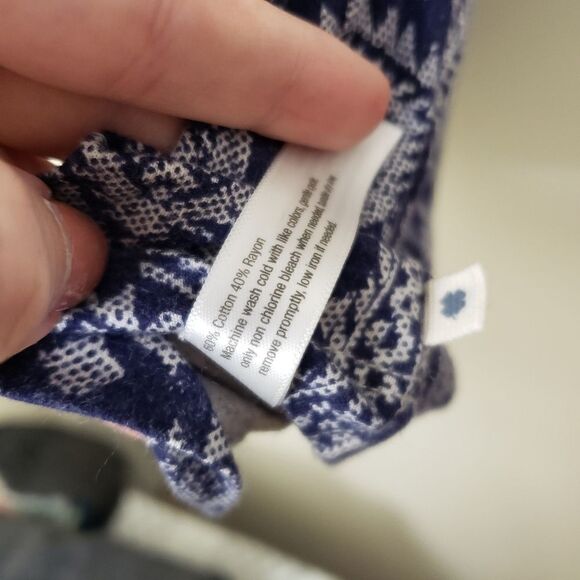 LUCKY BRAND OVERSIZED BOHEMIAN TEE TOP SIZE SMALL/MEDIUM - Picture 4 of 5